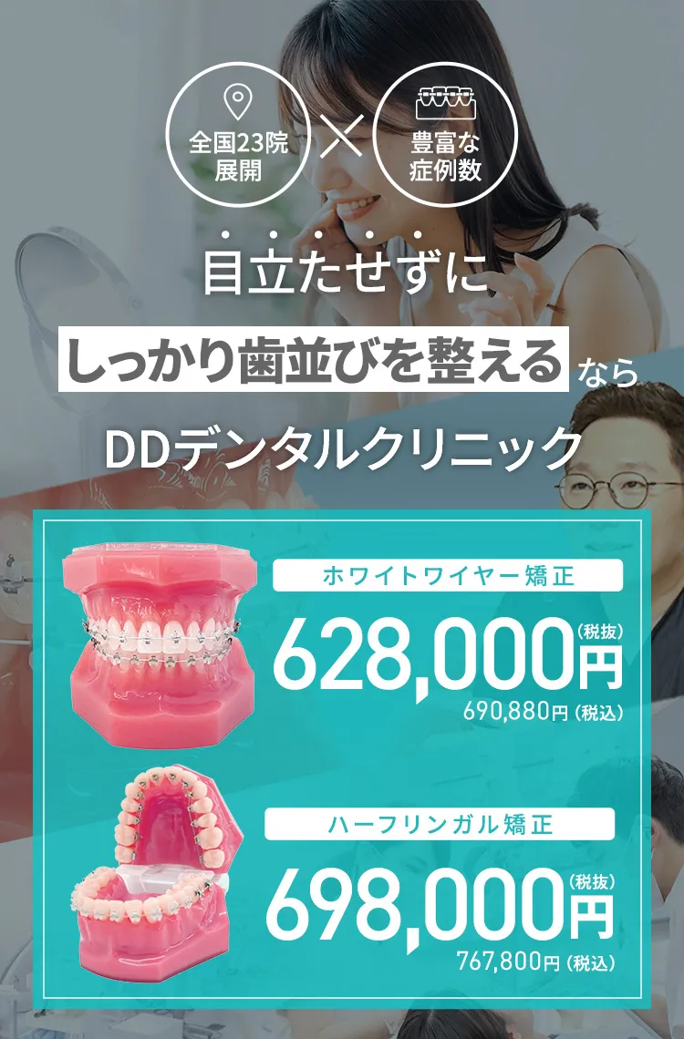 確かな技術と信頼でしっかり歯並びを整えるならDDデンタルクリニック
